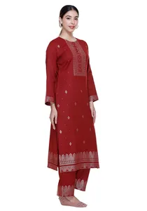 Safaa - Abbigliamento Etnico Indiano all'Ingrosso, Completo in <span class=keywords><strong>Viscosa</strong></span> Intrecciata, Set Kurti Tradizionale da Cerimonia per Donne, Materiale per Abiti, Completi Pakistani - Product Image 3