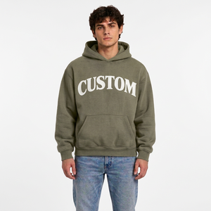 Sudadera con Capucha de Forro Polar Cepillado para Hombre, Cálida, Estilo Casual de Invierno, Venta al por Mayor, Proveedor de Ropa de Fábrica - Product Image 1