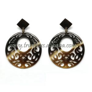 ต่างหูแบบหนีบรูปเขาควายในน้ำทันสมัยสำหรับงานแต่งงานหรือเป็นของขวัญ Jewelry-VE275แฟชั่นจากเวียดนาม - Product Image 1