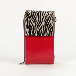 Hot Selling Women's Stylish Recycled Genuine Leather Satchel phone cover <b>bag</b> Unique Multi-Use <b>Rainbow</b> Color - Product Image 2