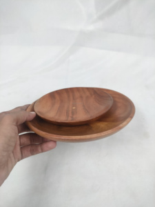 Factory Suppliers <b>Disposable</b> Eco-Friendly Customized Polished Restaurant Kitchen <b>Platters</b> Serving Bamboo Dish Set Custom Size - Product Image 3