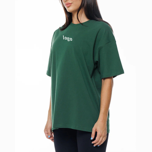 Camiseta Casual de Moda para Mujer, Manga Corta, Cuello Redondo, Tejido Transpirable de Poliéster/Algodón - Product Image 6