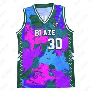 Blaze Fight Wear Basketball UniformOEM Short de basket-ball d'été personnalisé de haute qualité Bsci Maillot de basket-ball unisexe pour adulte - Product Image 6