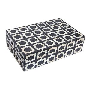 Boîte décorative artisanale en os incrusté pour l'organisation de table dans les intérieurs de luxe - Product Image 2