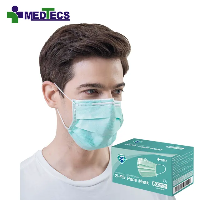 台湾Medtecs用品グレードピンク医療マスク