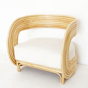 Sofá cama de esquina contemporáneo, muebles de ratán natural, alta calidad, de Vietnam, listo para la exportación - Product Image 1
