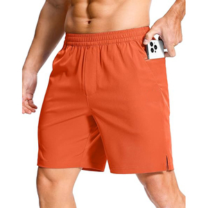 Shorts de sport respirants avec coutures plates anti-irritation et poche arrière zippée - Product Image 2