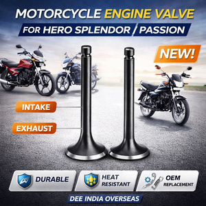Válvula de Motor de Motocicleta para Hero Splendor / Passion |   Juego de Válvulas de Admisión y Escape, Repuesto OEM - Product Image 3