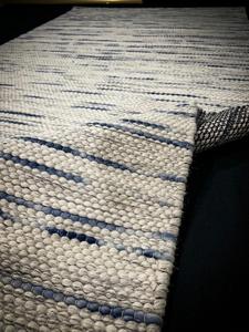 Alfombra de Lana Tejida a Mano, Diseño Moderno a Rayas, para Sala de Estar o Dormitorio, Tamaño Personalizado - Product Image 3
