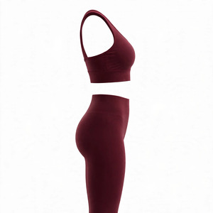 Women's Custom Color Crisscross Strap Yoga Set <b>Crop</b> Top High Waist Breathable Front Logo Shorts <b>Leggings</b> 2-Piece - Product Image 3