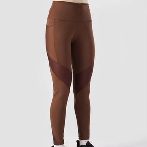 Collants de compression pour femmes, leggings de fitness pour femmes, finition lisse, tissu hautement extensible, logo personnalisé, fournisseur de vêtements de sport, approvisionnement en gros - Product Image 3