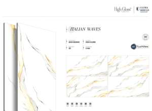 Paneles de Porcelana Reflectantes de Lujo 800x1600 1200x1800 750x1500mm Diseñados para Espacios de Vida Premium con Superficie Brillante - Product Image 5