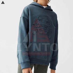 Nouvel Arrivage : Sweats à Capuche Gaufrés Style Streetwear Séchage Rapide, Coupe Slim, Design Personnalisé, en Mélange de Coton Basique, En Vente - Product Image 6