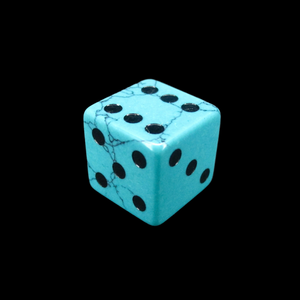 Stone Turquoise Howlite D6 <b>Dice</b> Cube Natural Gemstone Crystal Stone D6 <b>Dice</b> Engraved Stone Custom <b>Dice</b> <b>Sets</b> - Product Image 4