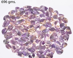 Lot de cabochons en améthyste naturelle, pierres précieuses lisses et polies, formes variées, pierres de quartz violettes pour la fabrication de bijoux - Product Image 4