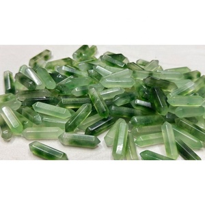 All'ingrosso Mini Chevron verde Fluorite di cristallo quarzo punti torre amore lucido guarigione sogno per il tema mascotte di san valentino - Product Image 1