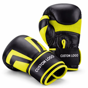 ถุงมือหนังสีดำสำหรับ MMA แบบมืออาชีพ บุหนาพิเศษ สำหรับฝึกซ้อมศิลปะการต่อสู้และกีฬาต่อสู้ - Product Image 1