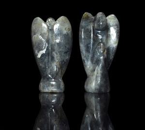 Ángel guardián más vendido I Iolite Piedra preciosa Orgone Ángel tallado - Product Image 6