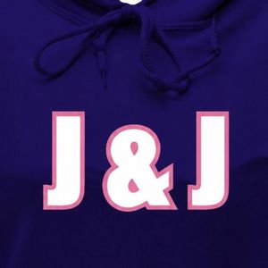 Sweat-shirt à capuche Jack & Jill pour femmes, motif lettre, bleu marine, décontracté, chaud, vêtements en gros, neuf - Product Image 5