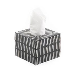 Mother Pearl Tissue Paper Box Customized Size Best Seller <b>MOP</b> Tissue Box Handmade Handicraft Bone Inlay Luxury <b>Wall</b>-Mounted - Product Image 2