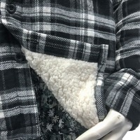 Chemise-veste matelassée en flanelle à carreaux épaisse et chaude pour homme, style patchwork, à manches longues et boutonnée, vente en gros à prix réduit