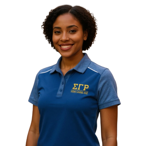 Custom Sigma Gamma Rho Legend <b>Polo</b> Shirt <b>Women's</b> Greek Sorority Embroidered Short Sleeve Casual Sports <b>Polo</b> <b>Top</b> Wholesale - Product Image 1