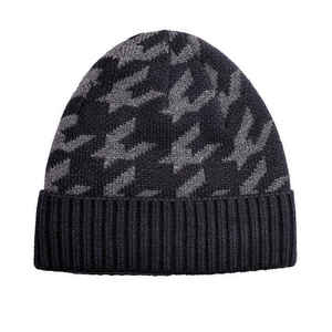 Gorro de Punto Unisex con Camuflaje para Invierno, para Adultos, 56-58 cm, Estilo Casual para Exteriores, 100% Acrílico, Patrón Jacquard - Product Image 5