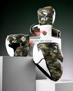 Nuevo conjunto de boxeo de cuero original de primera calidad con diseño llamativo y personalizado, conjunto de entrenamiento de artes marciales de boxeo para adultos. - Product Image 6