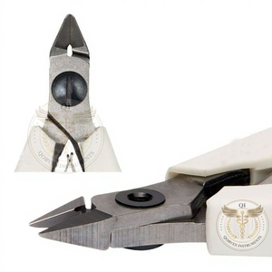 Cortadores de Precisión con Punta Cónica Delgada, Micro Bisel Semi-Flush, Antiestáticos, Agarre Seguro, Acero Inoxidable, para Joyería - Product Image 1