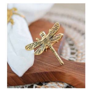 Servilletero de Latón Hecho a Mano con Forma de Tortuga Marina, Dorado, 6x4.5cm de Diámetro, para Cenas, Bodas, Acción de Gracias, Fiestas, Mesa - Product Image 6