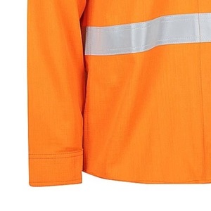 Camisa de Trabajo de Manga Larga para Hombre, de Lujo, Tejido Resistente, Antiarrugas, ANSI Clase 3, Gran Venta - Product Image 5