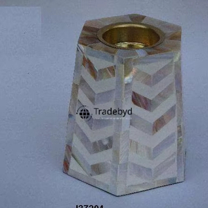 เชิงเทียนฝังกระดูกทำมือคุณภาพพรีเมียม ดีไซน์สวยงาม สำหรับตกแต่งบ้าน โดย Tradebyd - Product Image 4