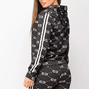 Conjuntos deportivos estampados para mujer, tela duradera y transpirable para entrenamiento y uso casual. Atuendo atlético moderno que combina comodidad y estilo. - Product Image 5
