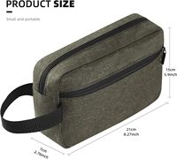 Sac de toilette professionnel personnalisé pour homme, trousse de voyage, trousse de maquillage, trousse de rasage, sacs en cuir PU de luxe pour homme