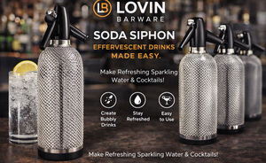 Soda water maker machine Soda syphon for drinks Carbonated water siphon Beverage carbonation maker - Product Image 5