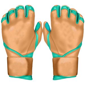 Gants de boxe professionnels en cuir grainé Kandari, personnalisés, en gros, avec lacets, confortables, protection des mains, évacuation de l'humidité - Product Image 1