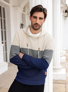 Sudadera con Capucha de Forro Polar para Hombre, Personalizada, de Invierno, Manga Larga, Secado Rápido, Transpirable, Fabricada en Pakistán, Exportador - Product Image 3