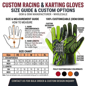 Guantes de Karting para Colecciones de Ropa Deportiva con Opciones de Marca Privada y Cantidades Flexibles para Pedidos al por Mayor - Product Image 4