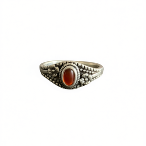 <b>Dainty</b> 2.8 Grams Carnelian Fine <b>Ring</b> - Product Image 2