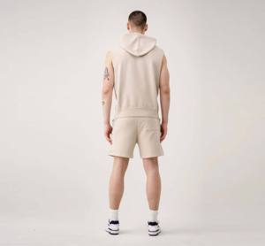 Custom Cotton <b>Sleeveless</b> Gym <b>Hoodie</b> <b>For</b> <b>Men</b> O Neck Fitness Workout Training Bodybuilding <b>Hoodie</b> With Logo Printing OEM Wholesale - Product Image 2