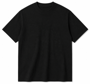 เสื้อยืดแขนสั้นทรงหลวมผ้าคอตตอนถัก 100% สำหรับผู้ชายไซส์ใหญ่ ป้องกันการยับ พิมพ์ลายโลโก้ตามสั่งสำหรับ OEM - Product Image 3