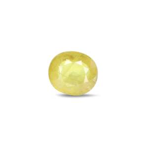 Premium 4.08 Carat Yellow Sapphire Loose Gemstone-Oval Cut Alexandrite Tourmaline for Fine Jewelry - Product Image 1