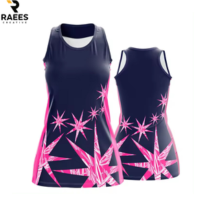 Uniforme de Netball para Mujer Adulta, 100% Poliéster, Transpirable, Personalizable, Hecho en Pakistán - Product Image 1