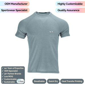 Camiseta Deportiva de Poliéster de Secado Rápido y Transpirable para Hombre, Corte Regular, Manga Corta, para Pádel, Fitness, Running y Actividades al Aire Libre - Product Image 1