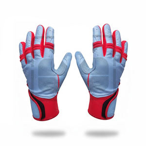 ถุงมือเบสบอลหนังแท้คุณภาพสูงแบบเต็มนิ้ว ยี่ห้อ Syed Sarfraz Industries รุ่นขายดีที่สุด ออกแบบตามสั่งสำหรับมืออาชีพ - Product Image 1