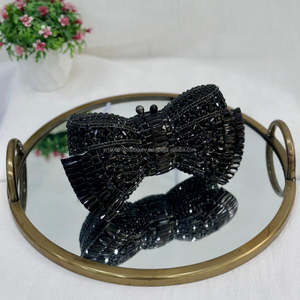 Pochette de Soirée Demi-Lune en Cristal Fantaisie pour Femme, Sac à Main Tendance pour Fêtes, en Acrylique, Vente en Gros d'Inde - Product Image 2