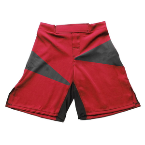Pantalones Cortos Unisex Verdes para Artes Marciales Mixtas, de Secado Rápido, Poliéster, Diseño con Bloques de Color, Corte Regular para Adultos - Product Image 2