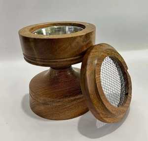 Porta Incienso de Madera de Acacia Personalizado, Ecológico, para Aromaterapia, Ramadán, Eid, Bodas, Alta Calidad, Islámico, Árabe - Product Image 5