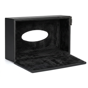 Rectangular PU Leather Storage Bucket Foldable Space Saving Eco-Friendly Luxury Home and Office Accessories Decorative - Product Image 2