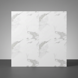 Chine Blanc 400x400mm Carreau de Céramique Sol Indonésien Porcelaine Marbre Émaillé Carreaux de Mur Pour Salon 40x40cm - Product Image 4